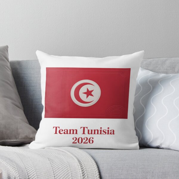 Item preview, Team Tunisia 2026 Fan Flag T-Shirt V20 designed and sold by DBWStudios.