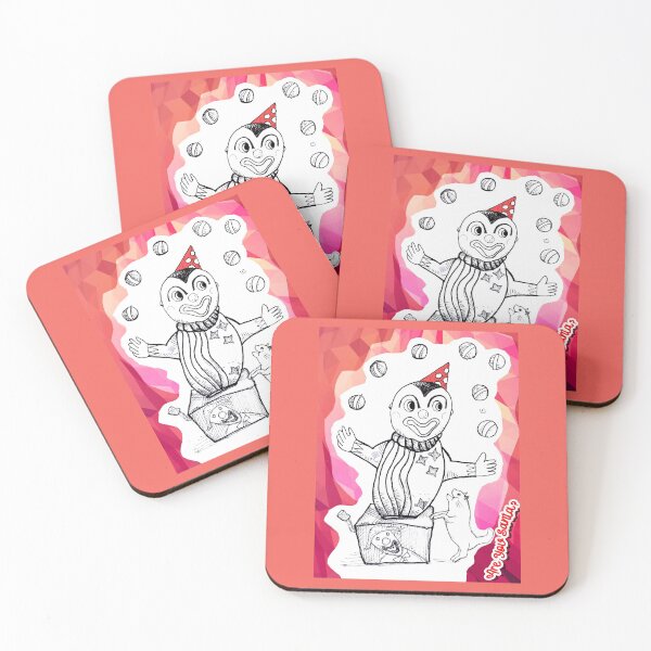 Item preview, Pop Up Pierrot and Cat - Are You Santa ? (Ink Drawing by ACCI) designed and sold by VanyssaGraphics.