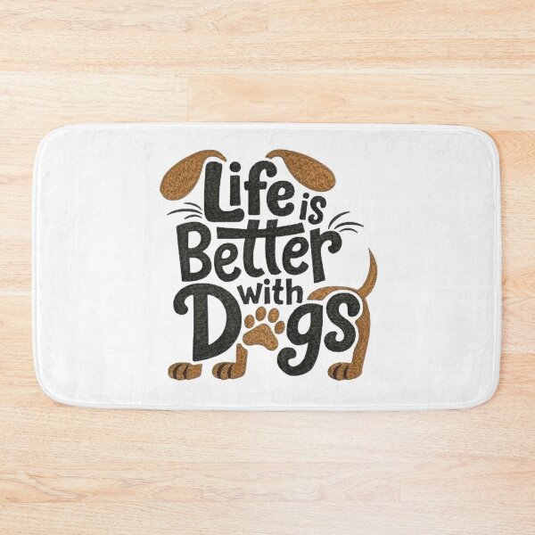 Item preview, Life is Better With Dogs Design sticker ! "Life is Better With Dogs" Vinyl Sticker – Heartwarming Paw Print Design for Dog Moms & Dads ?? designed and sold by Ulikedigital14.