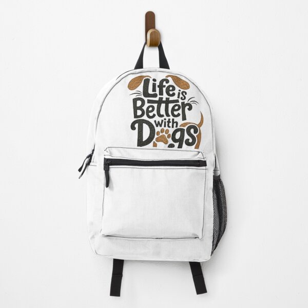 Item preview, Life is Better With Dogs Design sticker ! "Life is Better With Dogs" Vinyl Sticker – Heartwarming Paw Print Design for Dog Moms & Dads ?? designed and sold by Ulikedigital14.
