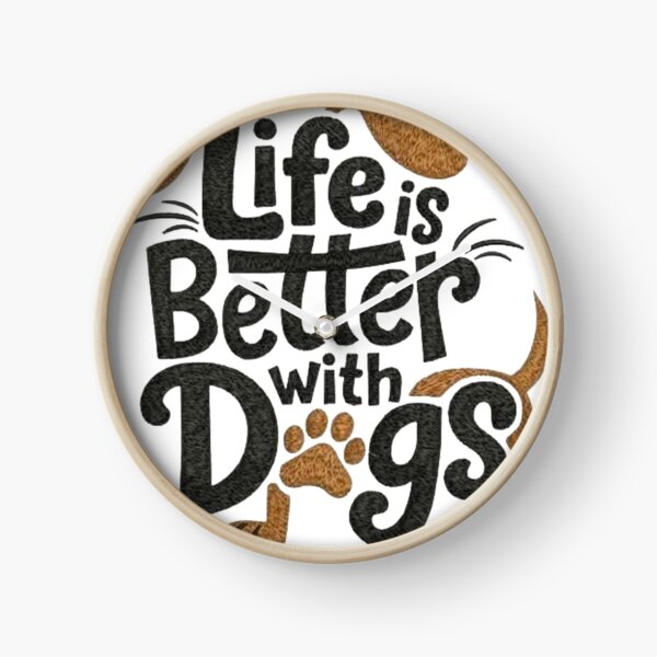 Item preview, Life is Better With Dogs Design sticker ! "Life is Better With Dogs" Vinyl Sticker – Heartwarming Paw Print Design for Dog Moms & Dads ?? designed and sold by Ulikedigital14.