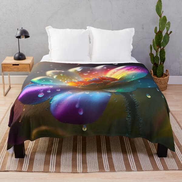 Item preview, Rainbow Petals in Morning Rain designed and sold by Glowing-Pieces.