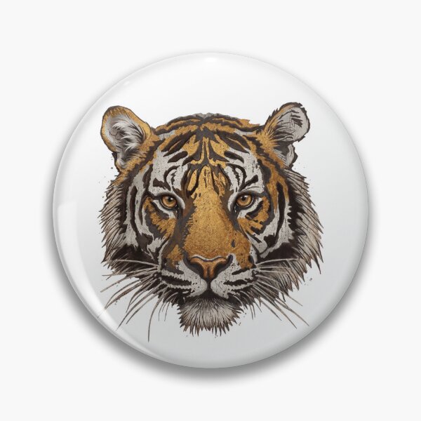 Item preview, Majestic Golden Tiger Face designed and sold by Shopeon Designs.
