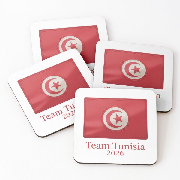 Item preview, Team Tunisia 2026 Fan Flag T-Shirt V21 designed and sold by DBWStudios.