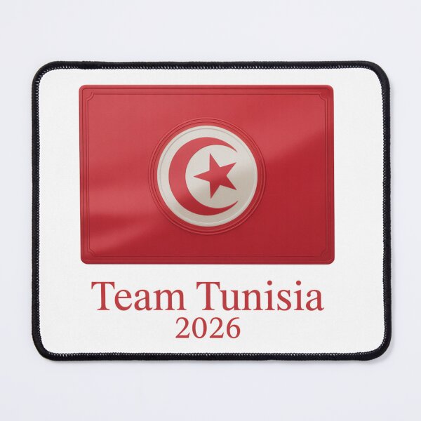 Item preview, Team Tunisia 2026 Fan Flag T-Shirt V21 designed and sold by DBWStudios.