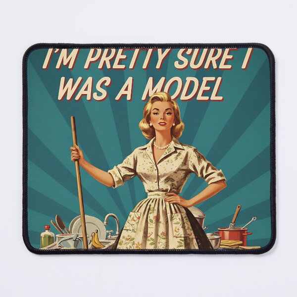 Item preview, I'm Pretty Sure I Was A Model In a Past Life Funny Vintage Retro Humor designed and sold by Retro-Anime9.