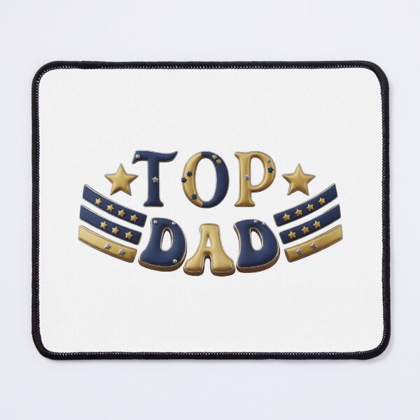 Item preview, Top Dad Maverick Aviation Graphic – Bold Gold & Navy Father's Day Gift Tee designed and sold by SideKickCreates.