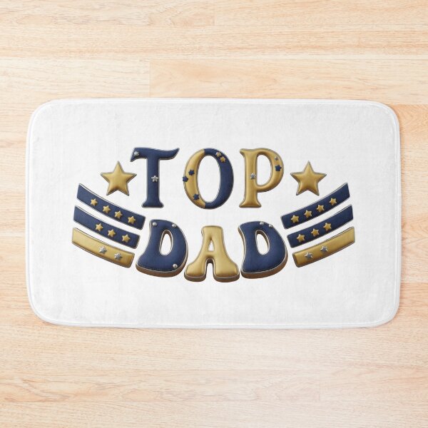 Item preview, Top Dad Maverick Aviation Graphic – Bold Gold & Navy Father's Day Gift Tee designed and sold by SideKickCreates.
