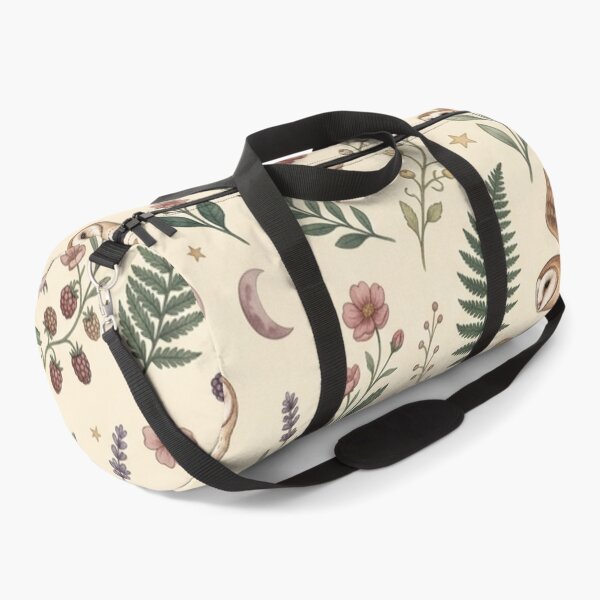 Item preview, Barn Owl Botanical Seamless Pattern Cottagecore Print designed and sold by CalmCapy Co.