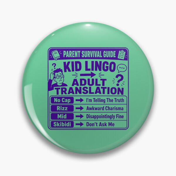 Item preview, Parent Survival Guide Kid Lingo designed and sold by AndreBarnard.