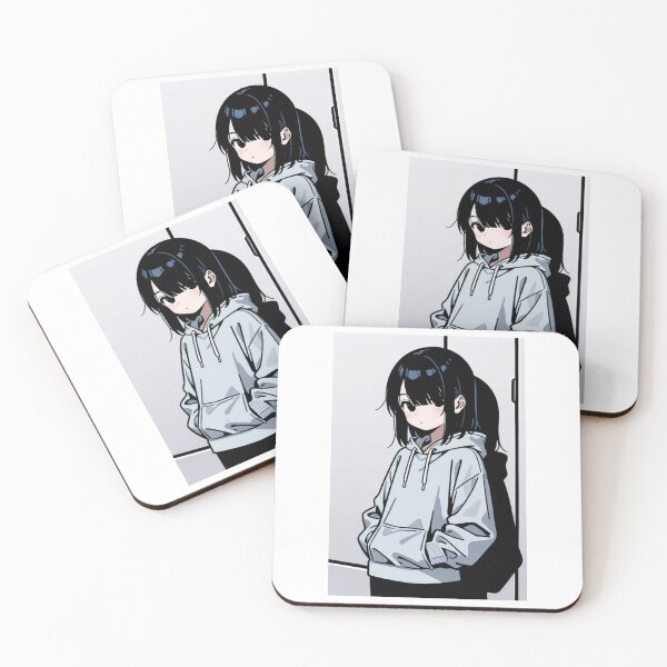 Item preview, Fashion - Man in Blue Hoodie Hood Up Streetwear Anime designed and sold by AnimeShin.
