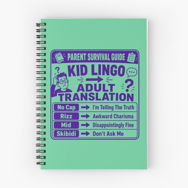 Item preview, Parent Survival Guide Kid Lingo designed and sold by AndreBarnard.