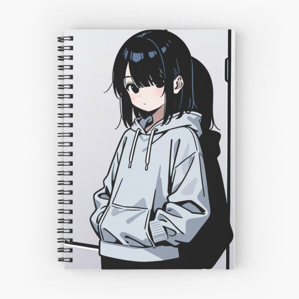 Item preview, Fashion - Man in Blue Hoodie Hood Up Streetwear Anime designed and sold by AnimeShin.