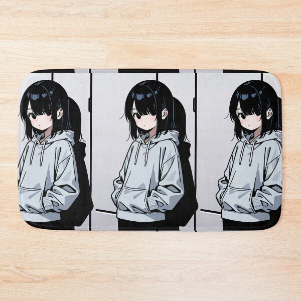 Item preview, Fashion - Man in Blue Hoodie Hood Up Streetwear Anime designed and sold by AnimeShin.