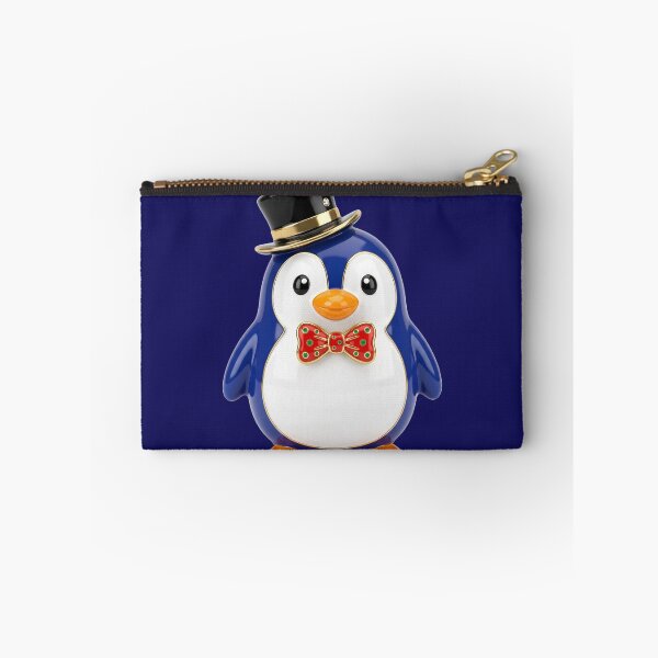 Item preview, Dapper Penguin – Penguin with top hat, bow tie & glossy finish designed and sold by Girih.