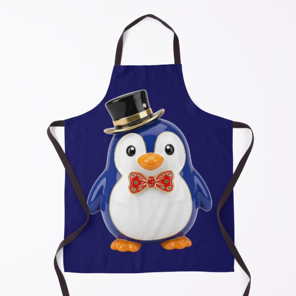 Item preview, Dapper Penguin – Penguin with top hat, bow tie & glossy finish designed and sold by Girih.