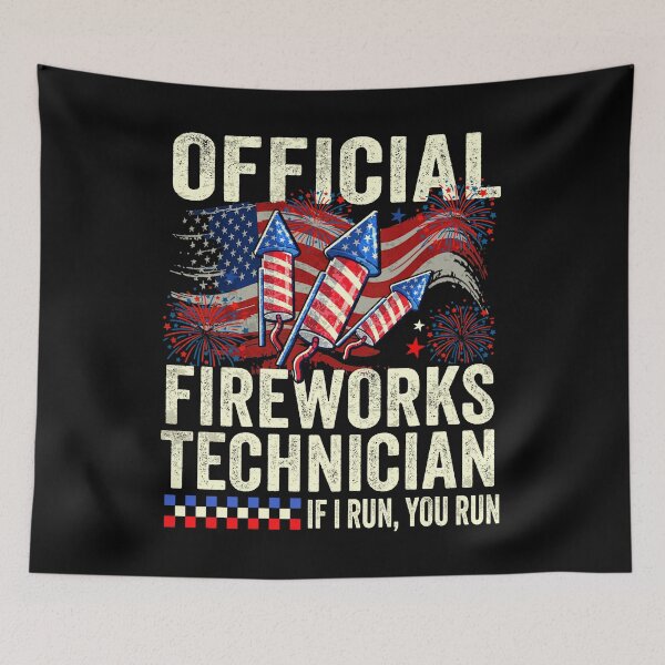 Item preview, Official Fireworks Technician designed and sold by elongatedjazz.