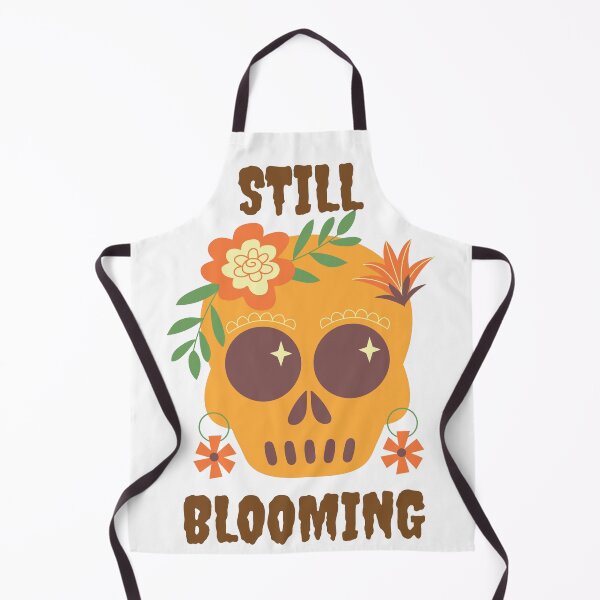 Item preview, Still Blooming Boho Floral Skull Terracotta Cottagecore Gothic Skeleton designed and sold by SoftAuraStudi0.