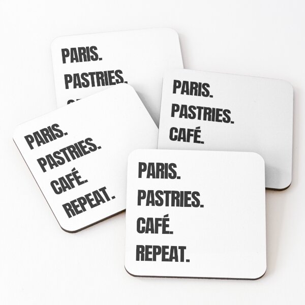 Item preview, Paris Pastries Cafe Repeat designed and sold by raffrasta.