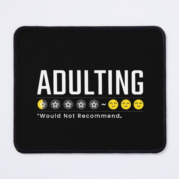 Item preview, Sarcastic Emoji Rating - Funny Adulting Black Apparel designed and sold by sam0471.