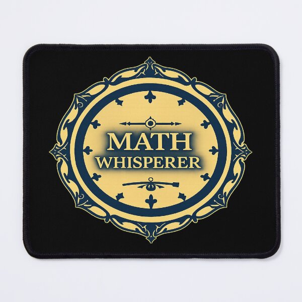 Item preview, Math Whisperer Vintage Teacher Badge designed and sold by Endless7Art.