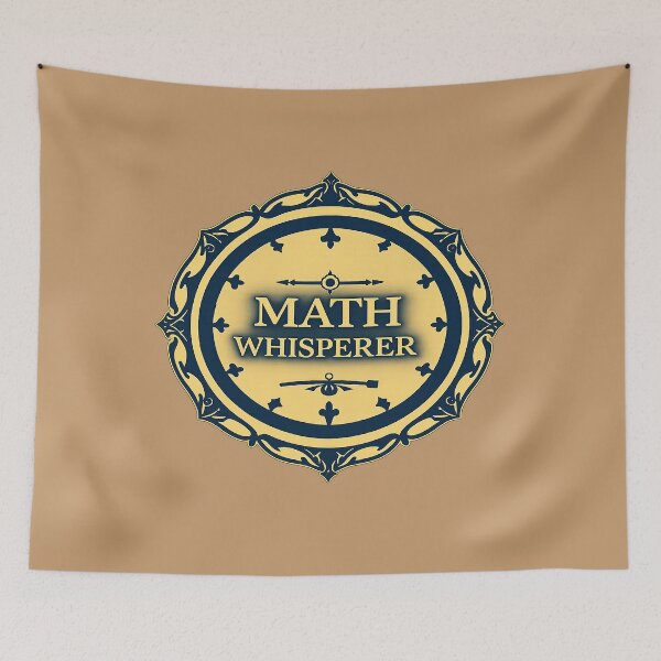 Item preview, Math Whisperer Vintage Teacher Badge designed and sold by Endless7Art.