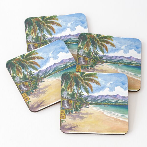 Item preview, Morning Light Facing Kingston Beneath Jamaica’s Blue Mountains designed and sold by artshop77.