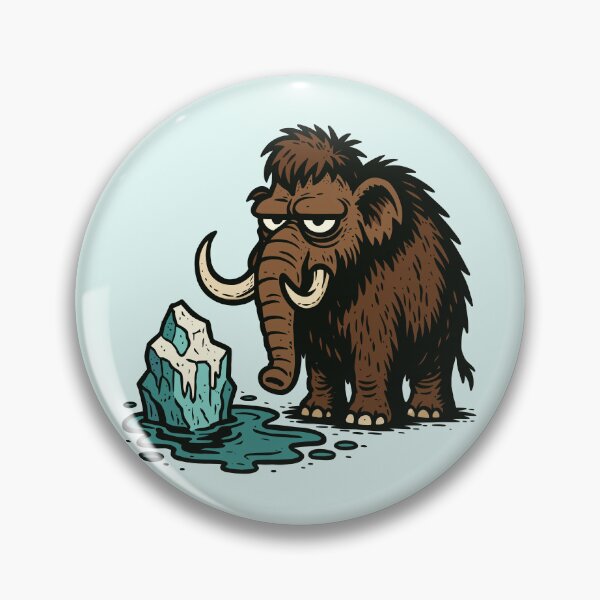 Item preview, Woolly Mammoth at the End of the Ice Age designed and sold by Ghost on Toast.