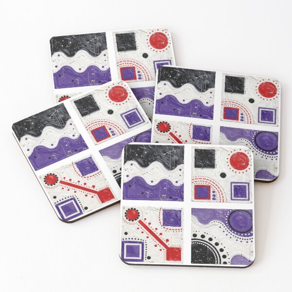 Item preview, orbiting patterns colorful geometric abstract design designed and sold by SmashingDeals.