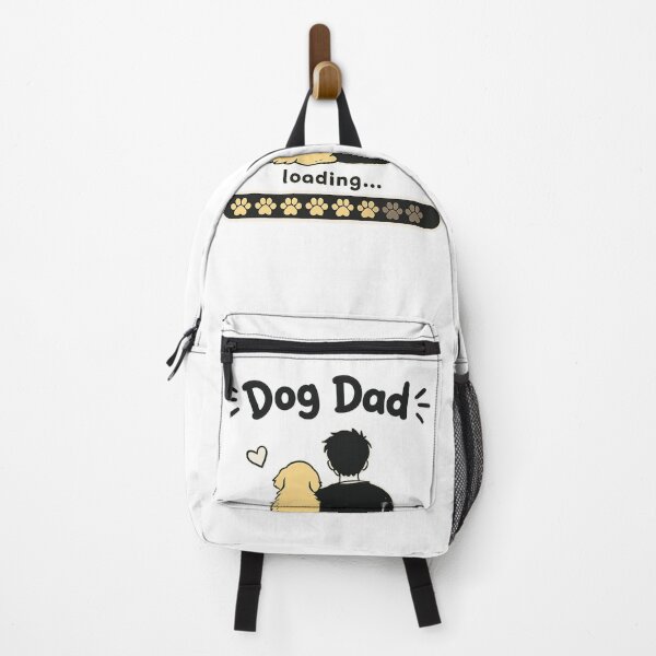 Item preview, Minimalist Dog Dad Loading Golden Retriever Kawaii sticker designed and sold by Ashley critters.