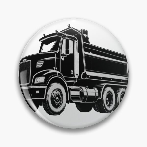 Item preview, Minimalist Dump Truck Silhouette – Heavy Equipment Construction Art designed and sold by RAYBIL.