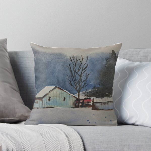 Item preview, Country house in the winter designed and sold by Arteandart.