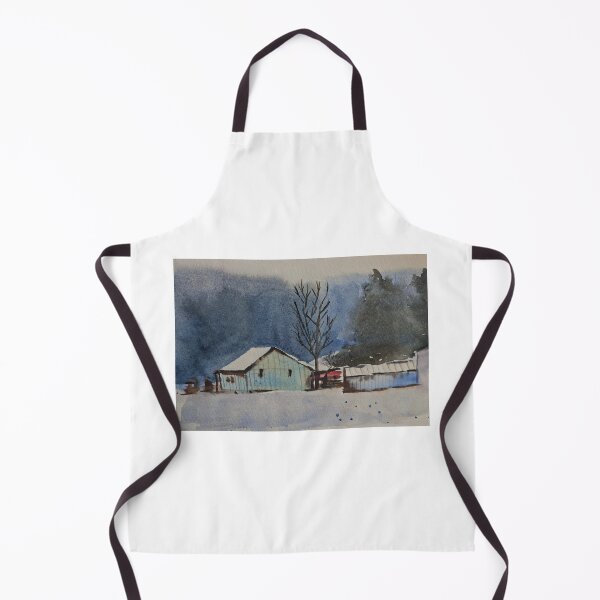 Item preview, Country house in the winter designed and sold by Arteandart.