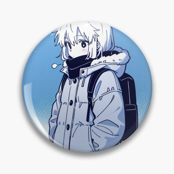 Item preview, Fashion - Man in Blue Parka Jacket Face Scarf Streetwear Anime Variant 2 designed and sold by AnimeShin.