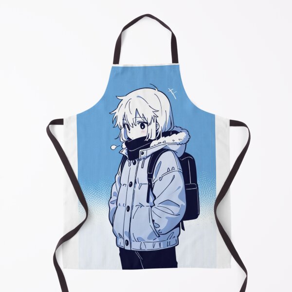 Item preview, Fashion - Man in Blue Parka Jacket Face Scarf Streetwear Anime Variant 2 designed and sold by AnimeShin.