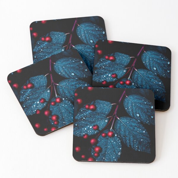 Item preview,  Red Berries in the Dark designed and sold by CunningMaskPrints.