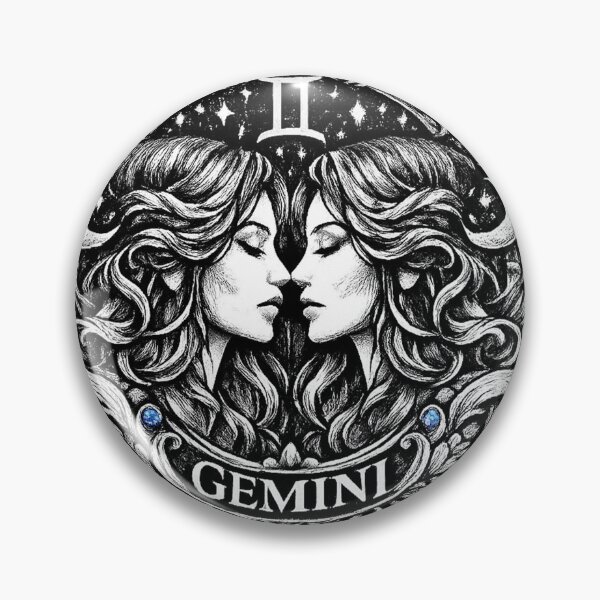 Item preview, Vintage Tattoo Gemini The Zodiac Sign designed and sold by Angelle55.