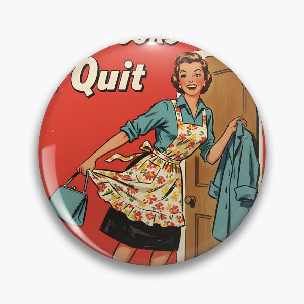 Item preview, Funny Kitchen This Kitchen Is All Yours I Quit Vintage Retro Art designed and sold by Retro-Anime9.