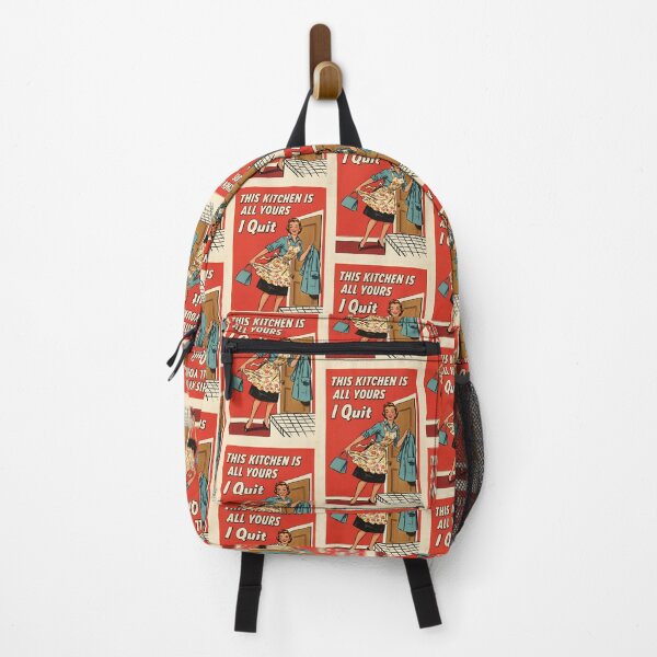 Item preview, Funny Kitchen This Kitchen Is All Yours I Quit Vintage Retro Art designed and sold by Retro-Anime9.
