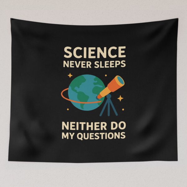 Item preview, science never sleeps designed and sold by meesara.