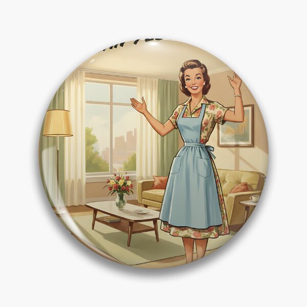 Item preview, Funny Cleaning Poster House Was Clean Yesterday Vintage Retro Wall Art designed and sold by Retro-Anime9.