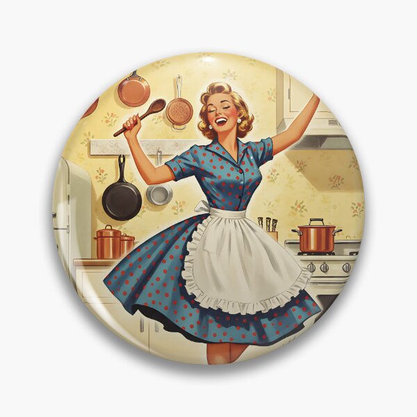 Item preview, Funny Kitchen Poster This Kitchen Is Made For Dancing Vintage Retro Art designed and sold by Retro-Anime9.