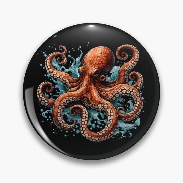Item preview, Octopus With Twisting Tentacles. designed and sold by KICOR.