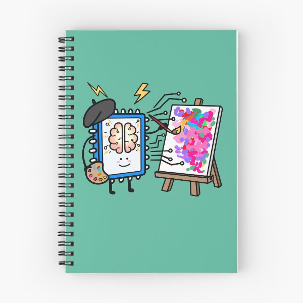 Item preview, Cute AI Artist Painting Digital Art Character designed and sold by ubborn.