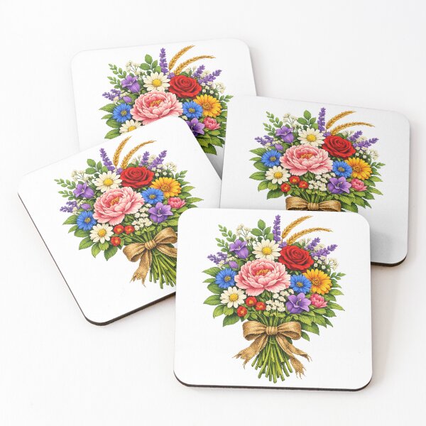 Item preview, Classic Floral Bouquet – Detailed Botanical Artwork designed and sold by Clothes With Smiling Animals Walt Gral.