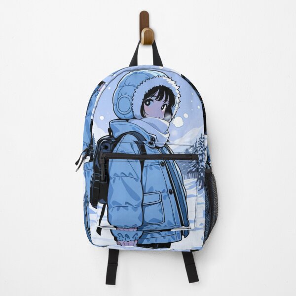 Item preview, Fashion - Man in Blue Parka Jacket Face Scarf Streetwear Anime Variant 3 designed and sold by AnimeShin.