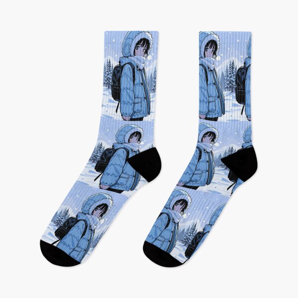 Item preview, Fashion - Man in Blue Parka Jacket Face Scarf Streetwear Anime Variant 3 designed and sold by AnimeShin.