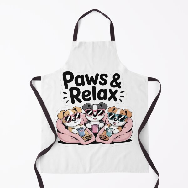 Item preview, Paws & relax 3 dogs baby design sticker ! Paws & Relax Baby Dogs Sticker | Cute 3 Puppy Illustration Vinyl Decal for Laptop, Water Bottle, Journal designed and sold by Ulikedigital14.