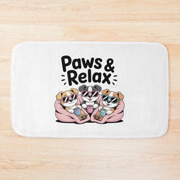 Item preview, Paws & relax 3 dogs baby design sticker ! Paws & Relax Baby Dogs Sticker | Cute 3 Puppy Illustration Vinyl Decal for Laptop, Water Bottle, Journal designed and sold by Ulikedigital14.
