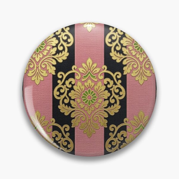 Item preview, Matte Pink Striped Damask designed and sold by DesignsByPrnces.